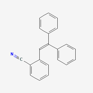 molecular formula C21H15N B14430500 2-(2,2-Diphenylethenyl)benzonitrile CAS No. 83759-72-2