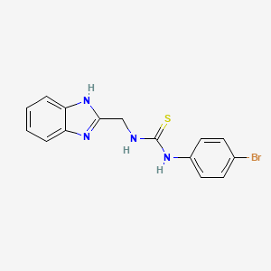 N-[(1H-Benzimidazol-2-yl)methyl]-N'-(4-bromophenyl)thiourea