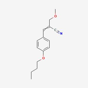 3-(4-Butoxyphenyl)-2-(methoxymethyl)prop-2-enenitrile