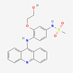 N-(4-(9-Acridinylamino)-3-(2-hydroxyethoxy)phenyl)methanesulfonamide