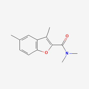 2-Benzofurancarboxamide, N,N,3,5-tetramethyl-