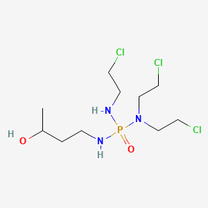 molecular formula C10H23Cl3N3O2P B14430616 N-(3-Hydroxybutyl)-N',N',N''-tris(2-chloroethyl)phosphoric triamide CAS No. 78218-75-4