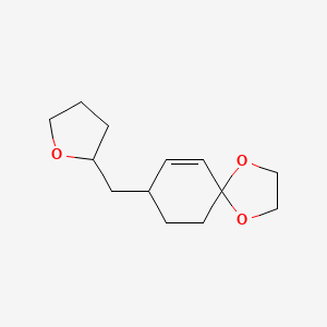 8-[(Oxolan-2-yl)methyl]-1,4-dioxaspiro[4.5]dec-6-ene