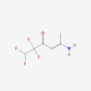 5-Amino-1,1,2,2-tetrafluorohex-4-en-3-one