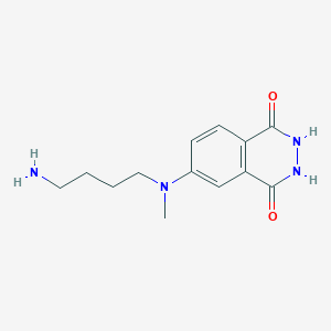 6-[(4-Aminobutyl)(methyl)amino]-2,3-dihydrophthalazine-1,4-dione