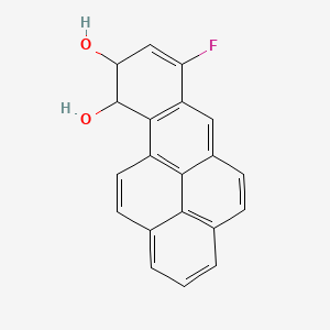 7-Fluoro-9,10-dihydrobenzo(a)pyrene-9,10-diol