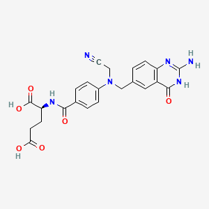 5,8-Dideaza-N(10)-cyanomethylfolic acid