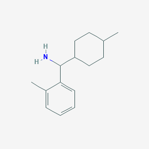 molecular formula C15H23N B1443074 (4-甲基环己基)(2-甲基苯基)甲胺 CAS No. 1250898-91-9
