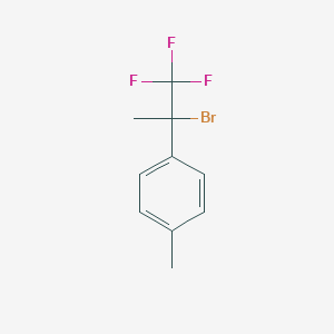 1-(2-Bromo-1,1,1-trifluoropropan-2-yl)-4-methylbenzene