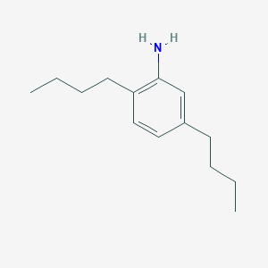 molecular formula C14H23N B14430773 2,5-Dibutylaniline CAS No. 78210-23-8