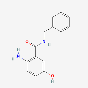 molecular formula C14H14N2O2 B1443078 2-氨基-N-苄基-5-羟基苯甲酰胺 CAS No. 301528-54-1