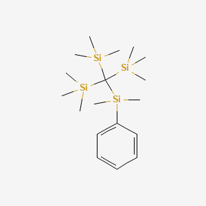 Silane, [(dimethylphenylsilyl)methylidyne]tris[trimethyl-