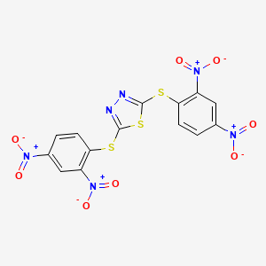 2,5-Bis[(2,4-dinitrophenyl)sulfanyl]-1,3,4-thiadiazole