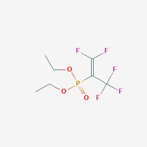 Diethyl (1,1,3,3,3-pentafluoroprop-1-en-2-yl)phosphonate