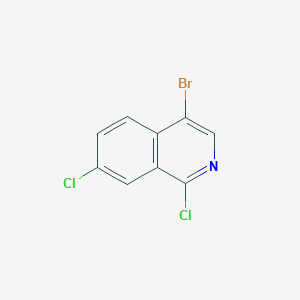 molecular formula C9H4BrCl2N B1443098 4-Bromo-1,7-dichloroisoquinoline CAS No. 953421-74-4