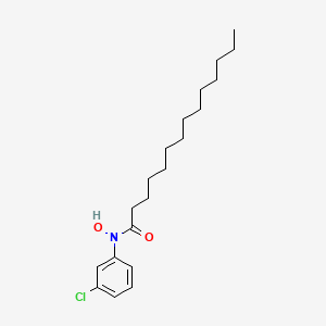 N-(3-Chlorophenyl)-N-hydroxytetradecanamide