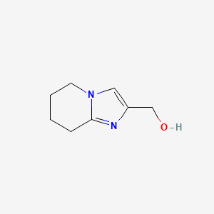 molecular formula C8H12N2O B1443103 5,6,7,8-テトラヒドロイミダゾ[1,2-a]ピリジン-2-イルメタノール CAS No. 1038827-92-7