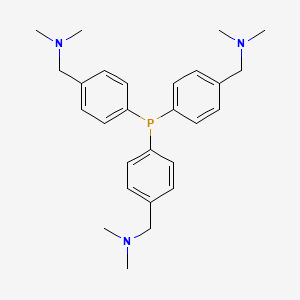 molecular formula C27H36N3P B14431061 N,N',N''-{Phosphanetriyltris[(4,1-phenylene)methylene]}tris(N-methylmethanamine) CAS No. 78357-41-2