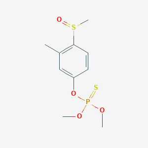 molecular formula C10H15O4PS2 B144311 Fenthionsulfoxide CAS No. 3761-41-9