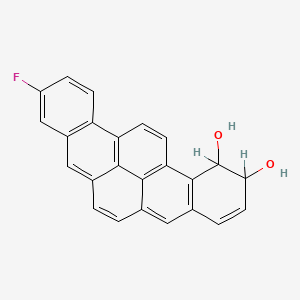 Benzo(ghi)picene-1,2-diol, 10-fluoro-1,2-dihydro-