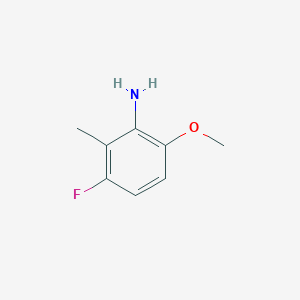 molecular formula C8H10FNO B1443113 3-Fluoro-6-methoxy-2-methylaniline CAS No. 1231819-48-9