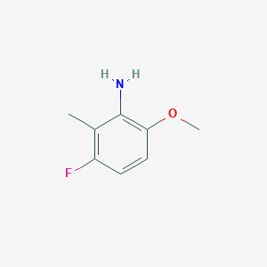 molecular formula C8H10FNO B1443113 3-氟-6-甲氧基-2-甲基苯胺 CAS No. 1231819-48-9