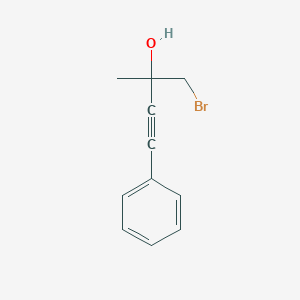 1-Bromo-2-methyl-4-phenylbut-3-yn-2-ol