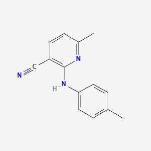 6-Methyl-2-(4-methylanilino)pyridine-3-carbonitrile