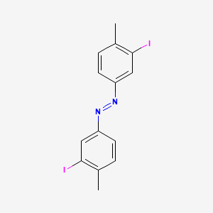 molecular formula C14H12I2N2 B14431184 (E)-Bis(3-iodo-4-methylphenyl)diazene CAS No. 76274-15-2