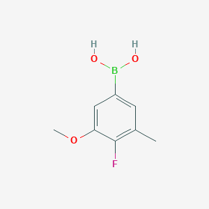B1443127 4-Fluoro-3-methoxy-5-methylphenylboronic acid CAS No. 1451392-02-1