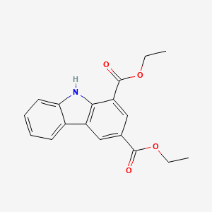 molecular formula C18H17NO4 B14431379 Diethyl 9H-carbazole-1,3-dicarboxylate CAS No. 82408-86-4