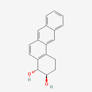 Benz(a)anthracene-3,4-diol, 1,2,3,4-tetrahydro-, (3R-trans)-