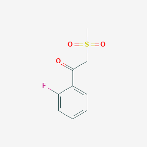 B1443147 1-(2-Fluorophenyl)-2-methanesulfonylethan-1-one CAS No. 1249532-55-5