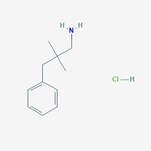 molecular formula C11H18ClN B1443149 2,2-二甲基-3-苯基丙胺盐酸盐 CAS No. 95141-78-9