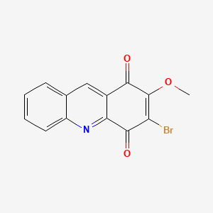 1,4-Acridinedione, 3-bromo-2-methoxy-