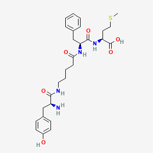 Tyrosyl-5-aminovalerylphenylalanylmethionine