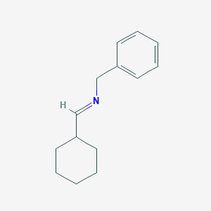 Benzenemethanamine, N-(cyclohexylmethylene)-