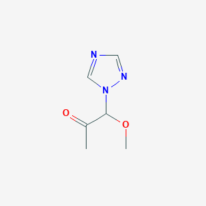 1-Methoxy-1-(1H-1,2,4-triazol-1-yl)propan-2-one