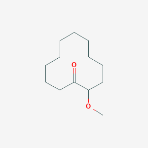 molecular formula C13H24O2 B14431600 2-Methoxycyclododecan-1-one CAS No. 76331-08-3