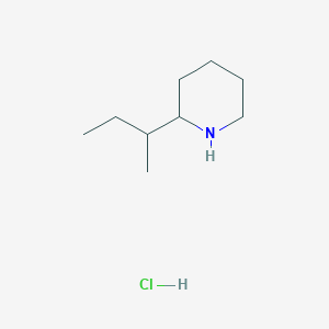 molecular formula C9H20ClN B1443161 Clorhidrato de 2-(butan-2-il)piperidina CAS No. 1334146-89-2