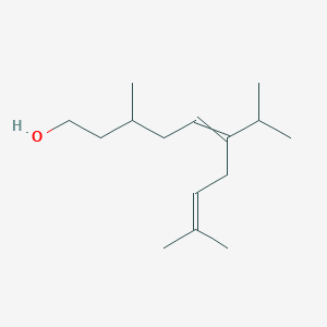 3,9-Dimethyl-6-(propan-2-yl)deca-5,8-dien-1-ol