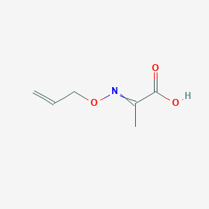 molecular formula C6H9NO3 B14431675 2-{[(Prop-2-en-1-yl)oxy]imino}propanoic acid CAS No. 82702-49-6