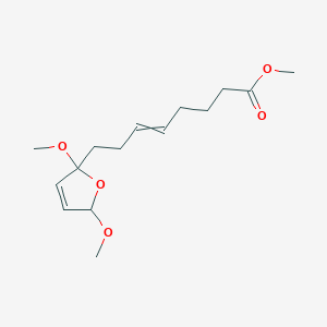 molecular formula C15H24O5 B14431699 Methyl 8-(2,5-dimethoxy-2,5-dihydrofuran-2-yl)oct-5-enoate CAS No. 78247-80-0