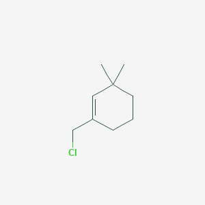 molecular formula C9H15Cl B14431705 1-(Chloromethyl)-3,3-dimethylcyclohex-1-ene CAS No. 76380-57-9