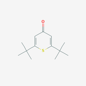 4H-Thiopyran-4-one, 2,6-bis(1,1-dimethylethyl)-