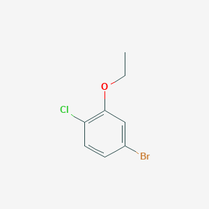 molecular formula C8H8BrClO B1443189 4-Bromo-1-chloro-2-ethoxybenzene CAS No. 900174-61-0