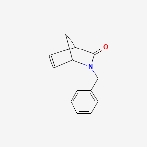 molecular formula C13H13NO B14431907 2-Benzyl-2-azabicyclo[2.2.1]hept-5-en-3-one CAS No. 78805-80-8