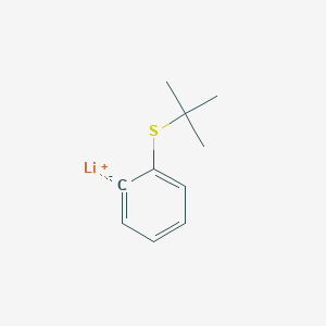 molecular formula C10H13LiS B14431917 lithium;tert-butylsulfanylbenzene CAS No. 82243-21-8