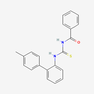 N-[(4'-Methyl[1,1'-biphenyl]-2-yl)carbamothioyl]benzamide