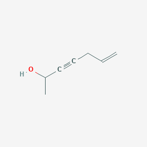 molecular formula C7H10O B14432035 Hept-6-en-3-yn-2-ol CAS No. 81027-92-1